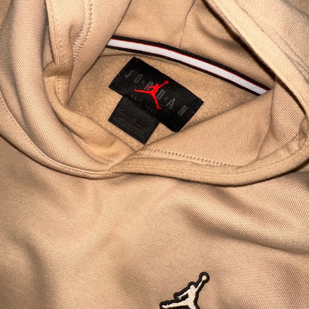 Jordan Beige Pullover Hoodie